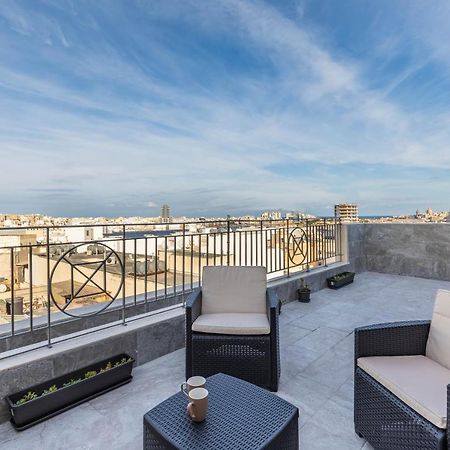 Terrace View- A Charming Two Bedrooms Penthouse Ac-Wifi Мсида Экстерьер фото