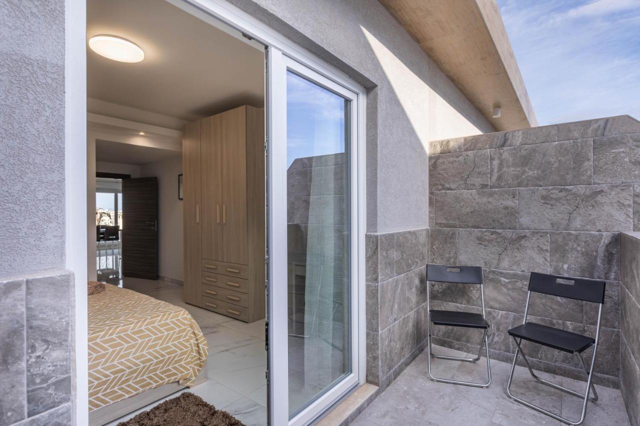 Terrace View- A Charming Two Bedrooms Penthouse Ac-Wifi Мсида Экстерьер фото