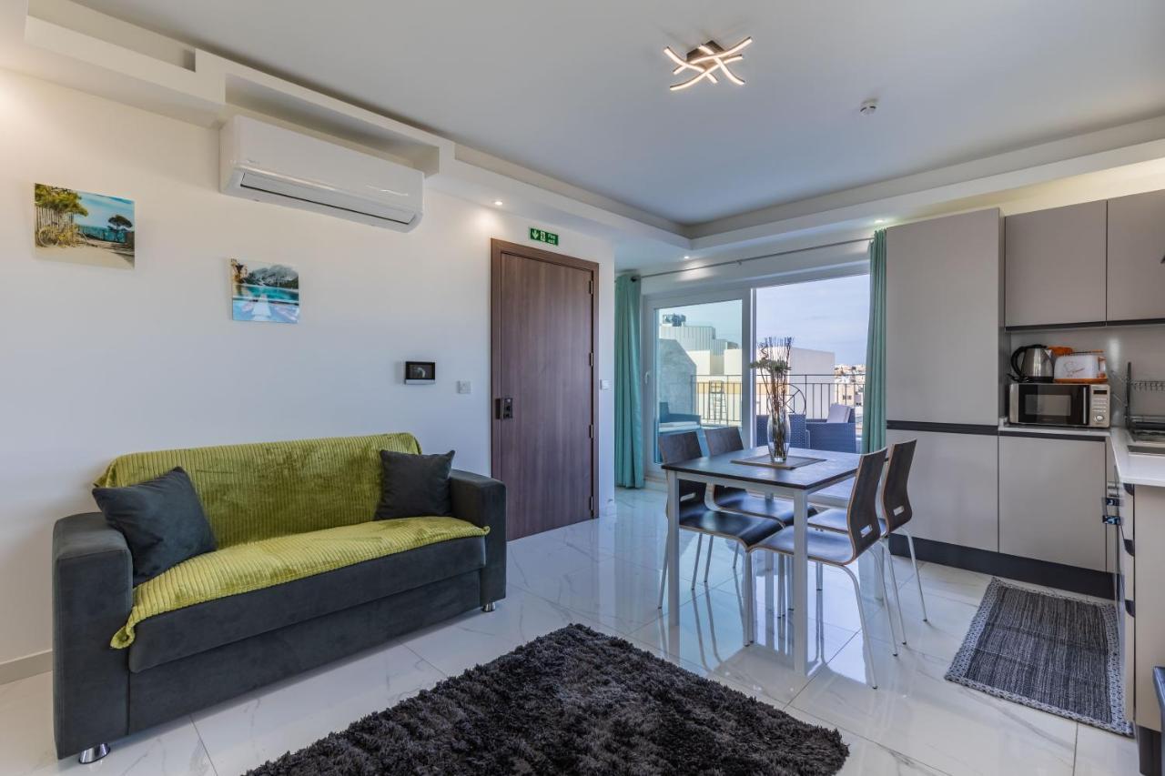 Terrace View- A Charming Two Bedrooms Penthouse Ac-Wifi Мсида Экстерьер фото